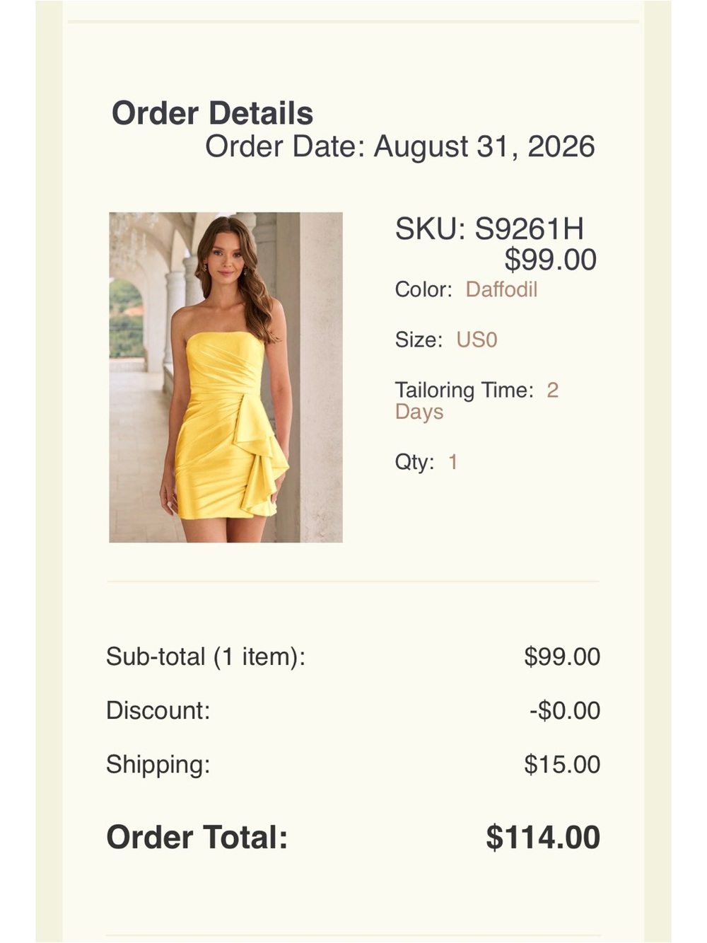 Strapless Ruffle Mini Dress
